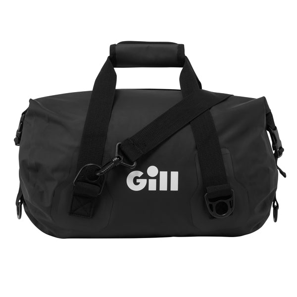 Gill L102 Voyager Duffel taske sort set forfra med lynlås lukning