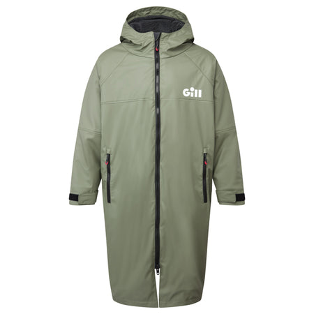 Gill, 5024 Aqua Parka jakke i grøn farve set foran.