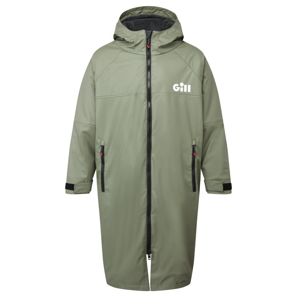 Gill Aqua Parka jakke i grøn farve set forfra
