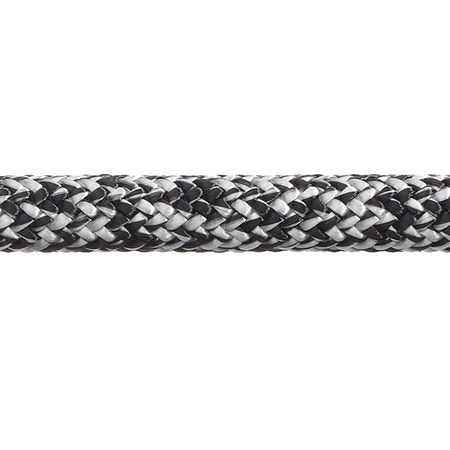 Robline Admiral 7000 Dyneema fald i sort/hvid, 6mm tykkelse, 1 meter lang.