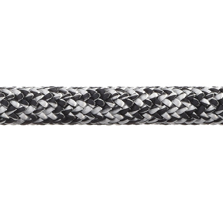 Robline Admiral 7000 6mm skøde-/faldtov rullet op i sort/hvid med 200 meter længde