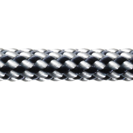 Robline Dinghy Control 6mm i hvid og blå farve, set fra siden.