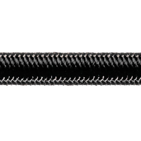 Robline elastiksnor i sort farve, 5 mm tykkelse, 1 meter lang.