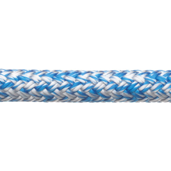 Robline Globe Pro skøde-/faldtov i hvid og blå farve, 150m rulle.