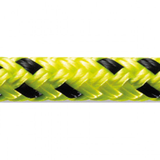 Robline Orion 500 Trimline jolletov i neongul/sort, set fra siden