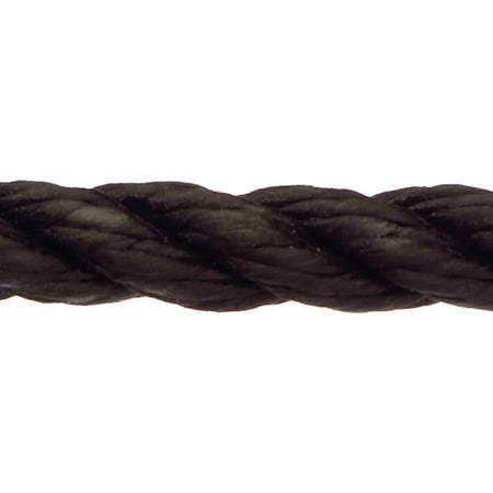 Robline Cormoran fortøjningsline i sort, 20 mm tykkelse, 1 meter lang.