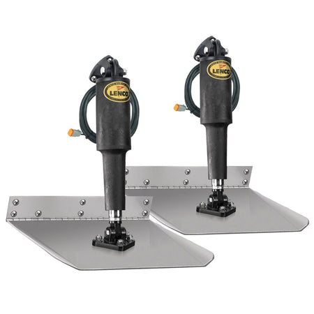 Lenco trimplaner sæt 12x12" set forfra med monteringspunkter