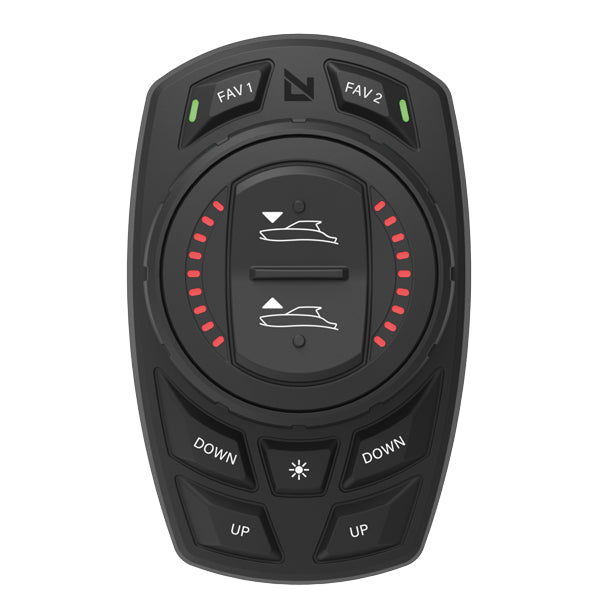 Lenco Pro Control Assist Keypad monteret på båd panel