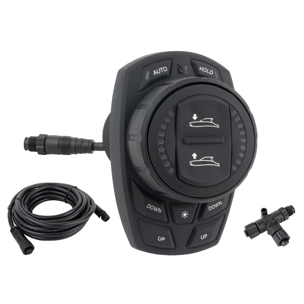 Lenco Pro Control Auto Flybridge Keypad set forfra med kabler