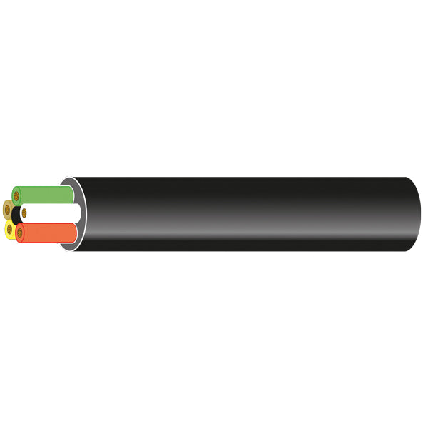 Max Power 6 x 0.5mm2 kabel til bådtilbehør, vist i detalje.