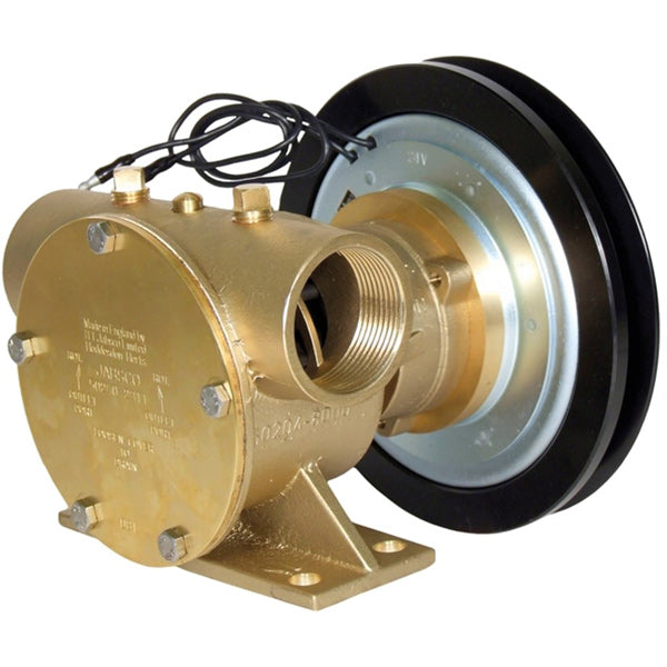 Jabsco impellerpumpe med magnetkobling, set fra siden