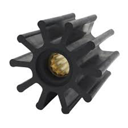 SeaTec impeller til Yanmar motor, set forfra med detaljeret design.