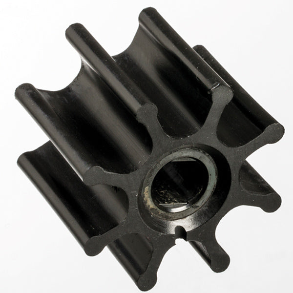 Jabsco impeller 14282-0003B set fra siden med detaljeret design.
