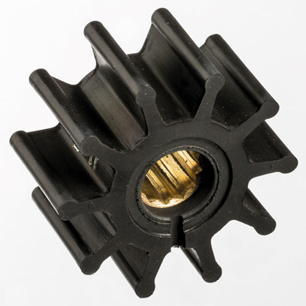 Jabsco impeller 3085-0003B set fra siden med detaljeret design