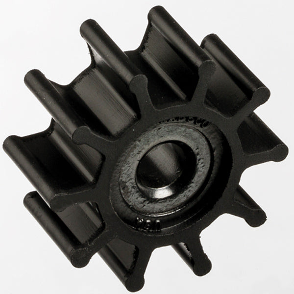 Jabsco impeller 9200-0005B set fra siden med dimensioner