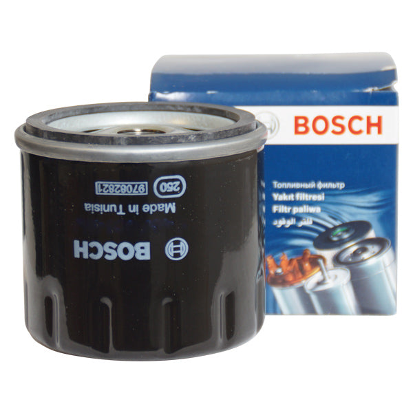 Brændstoffilter N4433 fra Bosch, set forfra med logo