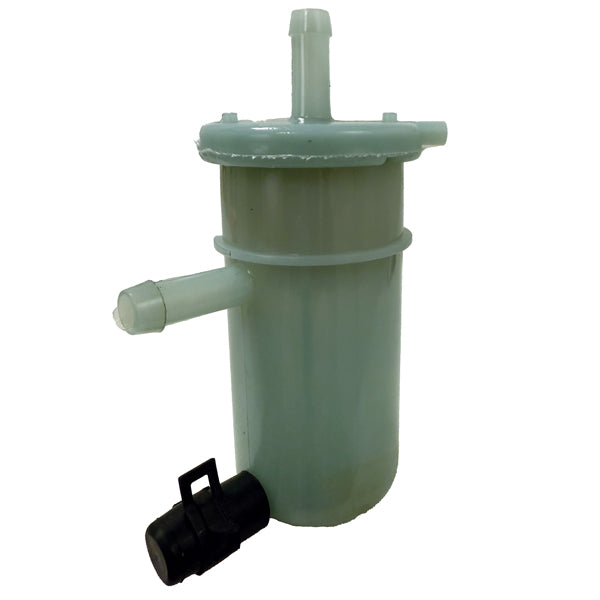 Brændstoffilter SeaTec til Suzuki, set fra siden, klar til montering.