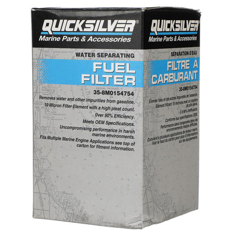 Quicksilver brændstoffilter med vandseparator til Yamaha 2/4-takt motor