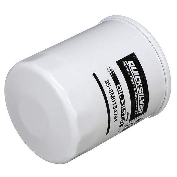 Quicksilver oliefilter til Johnson/Evinrude vist fra siden
