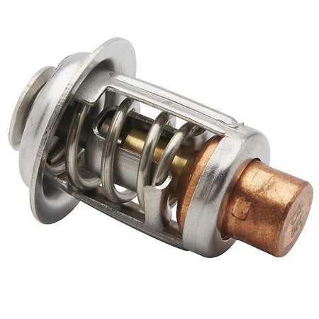 Quicksilver termostat monteret på motor, detaljeret visning