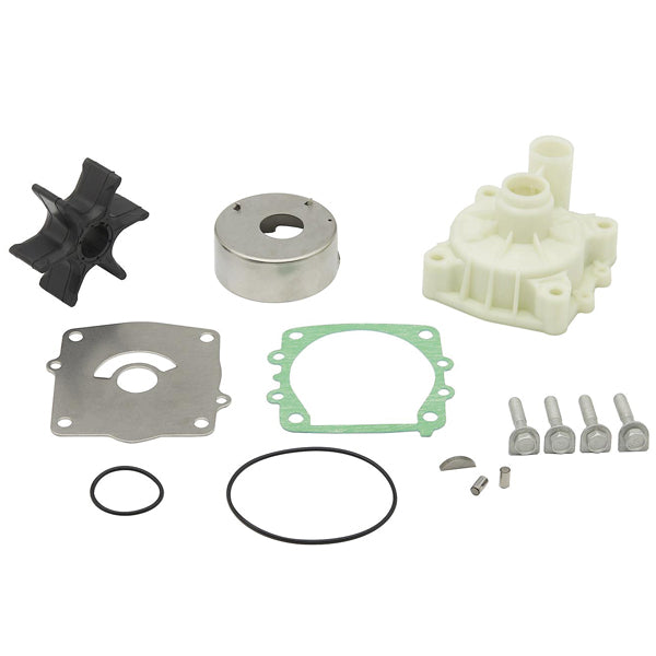 Detalje af Quicksilver impeller komponenter til reparation af Yamaha motorer