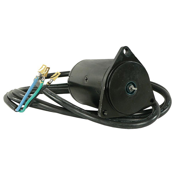 Quicksilver 12-volt trim/tilt motor set fra siden med monteringsbeslag