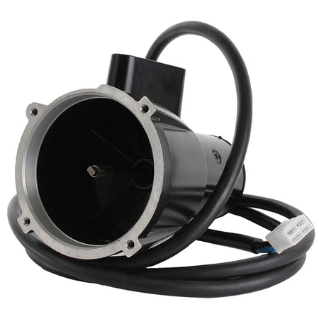 Quicksilver 12-volt trim-/tiltmotor til Evinrude Johnson set fra siden
