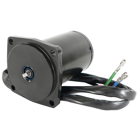 Quicksilver 12-volt trim-/tiltmotor til Evinrude monteret på båd.