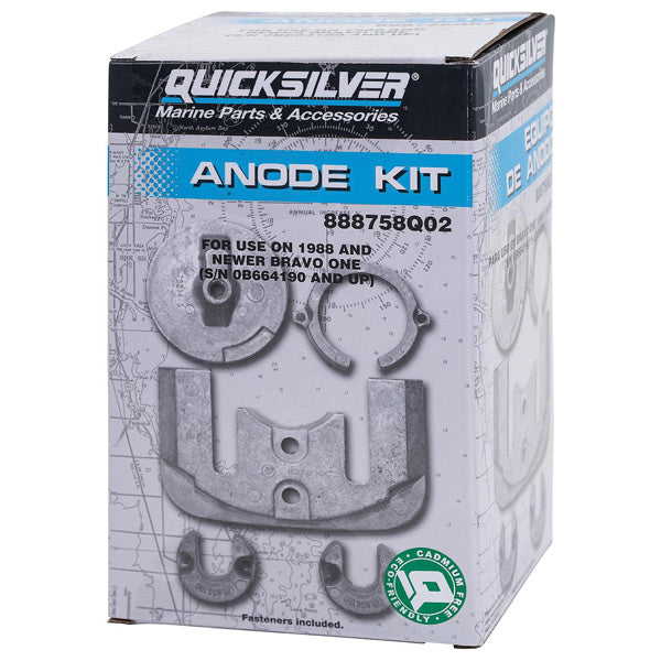 Quicksilver, 888758Q02 Aluminiumanodkit till MerCruiser Bravo One