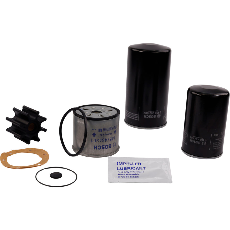SeaTec Volvo servicekit til D42 motor set fra siden