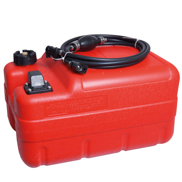 Benzintank 24L fra 1852 med slange og Yamaha connector
