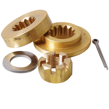 Polastorm Yamaha propel hardware kit 40-60hk, vist fra siden med alle komponenter.