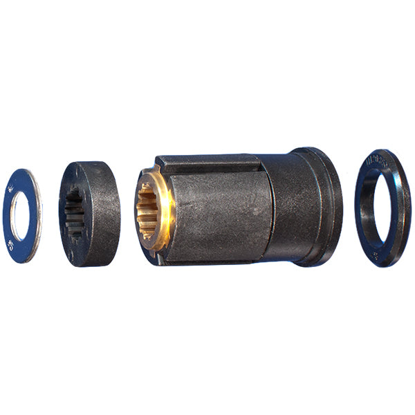 Turning Point 13 stråler nav til Honda/Yamaha/Evinrude set forfra