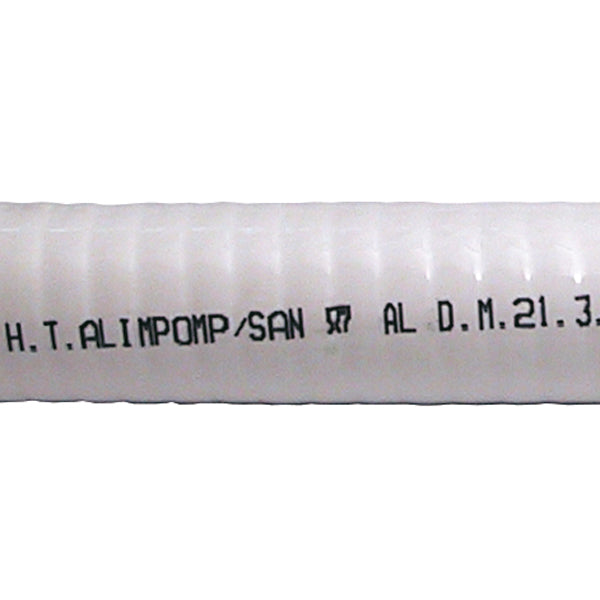 SeaTec spiralsugeslange i hvid farve, 38mm diameter, 10m lang.