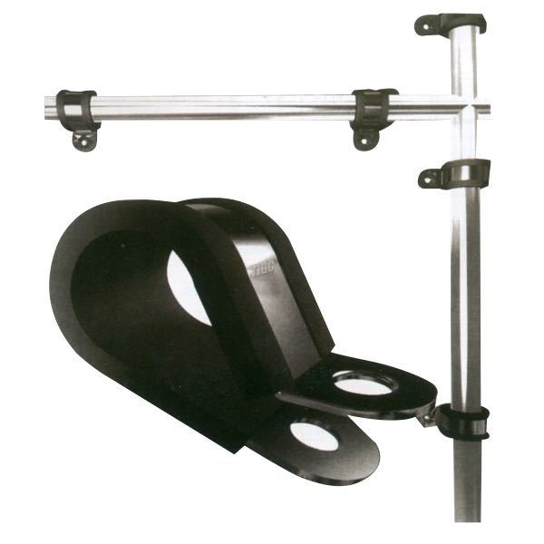 SeaTec slangeholder RF 16mm vist fra siden, ideel til bådudstyr.