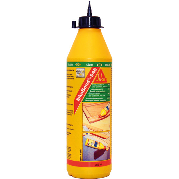 SeaTec, Sikabond 545 trälim mörk brun D4 250 ml