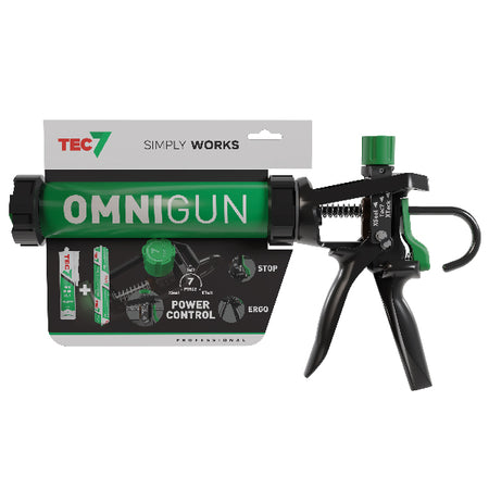Tec7 Omnigun fugepistol til fugning i praktisk brug