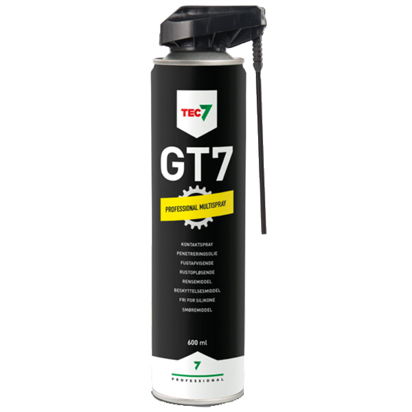 Tec7 GT 7 universalspray i 600 ml dåse set fra siden