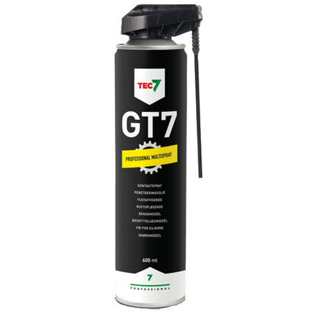 Tec7 GT 7 universalspray i 600 ml dåse set fra siden