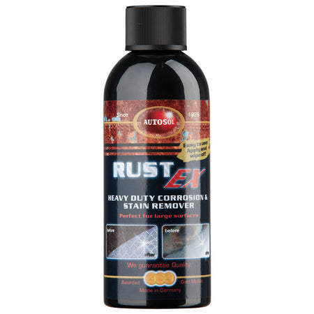 Autosol, Rust Ex 250ml flaske i en bådpleje kontekst