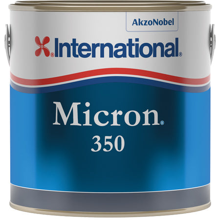 International Micron 350 Navy bundmaling i 20L spand set fra siden