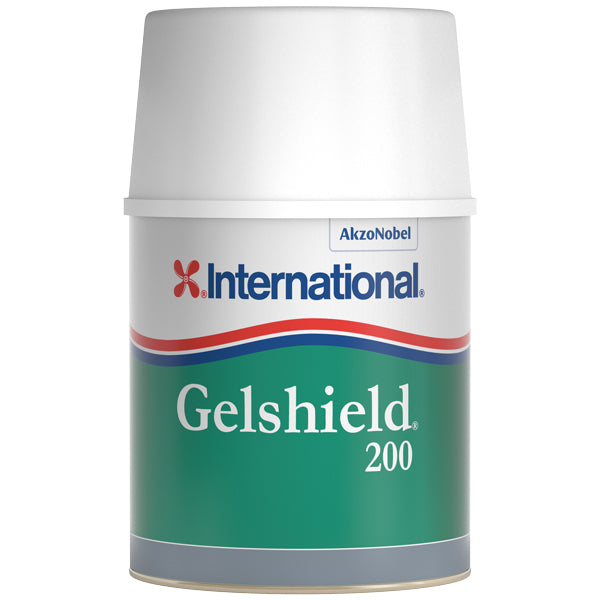 International Gelshield 200 epoxyprimer Grå 2.5L med børste i brug
