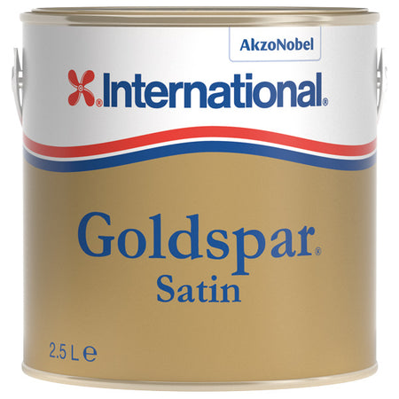 International Goldspar Satin halvmat polyurethan lak i bøtte af 5 L.
