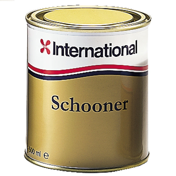 International Schooner 750 ML højglans finishlak i en metalbeholder