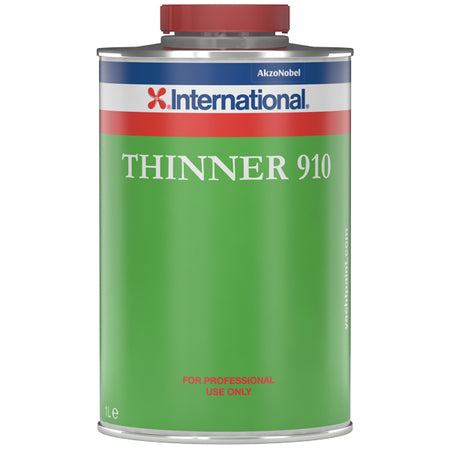 Fortynder Nr 910 fra International i 1 liters flasken set foran på hvid baggrund.