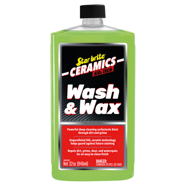 Star Brite, Ceramic Boat Wash & Wax, 1000 ml flaske på hvid baggrund