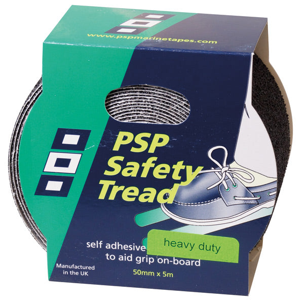PSP heavy duty anti skrid tape i hvid farve, rullet ud på en overflade