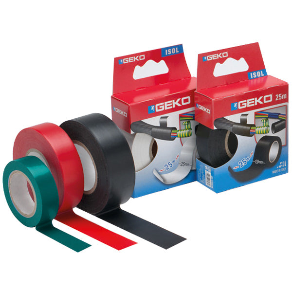 Geko, SeaTec, Geko ISOLERINGSTAPE 15mm x 10 meter rød