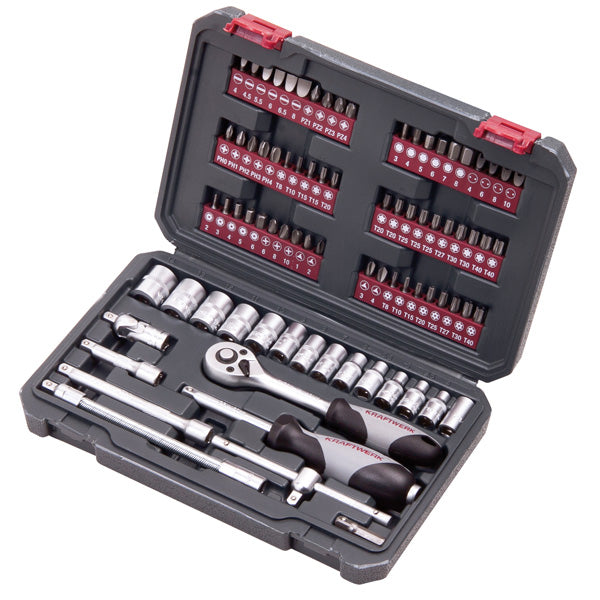 SeaTec, Toppnyckelset Basic-Line 82 delar 1/4" 4-14mm