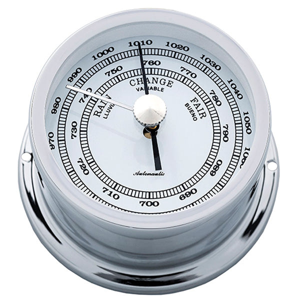 AutoNautic, SeaTec, Autonautic minor 72 barometer Ø72/50 mm forkromet messing